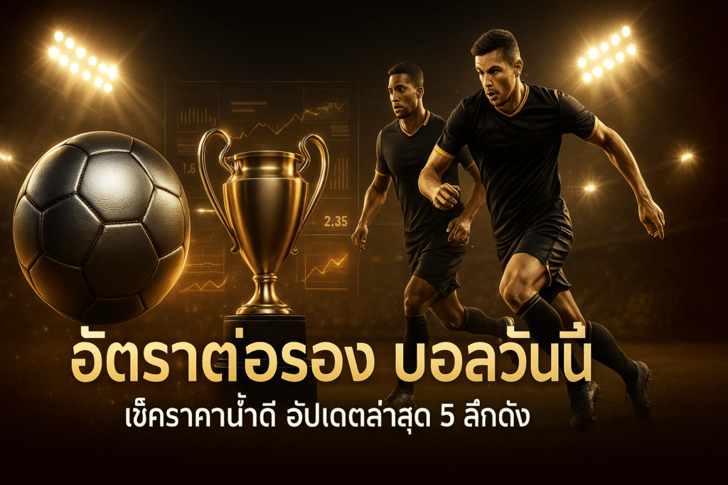 อัตราต่อรอง บอลวันนี้