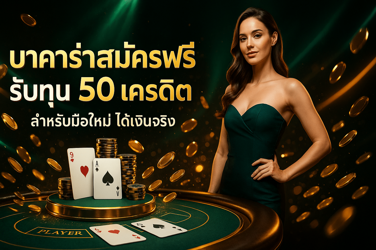 บาคาร่าสมัครฟรีรับทุน 50 เครดิต